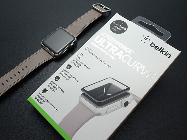 ベルキン ScreenForce UltraCurve スクリーンプロテクター for Apple Watch
