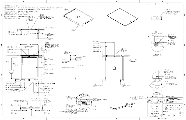 ニュース Appleのケース制作者向け寸法図面集が更新 第6世代ipadは第5世代と同じ大きさ Iをありがとう