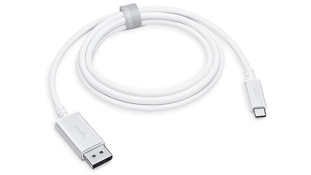 新製品】MacのThunderbolt 3（USB-C）端子からDisplayPortモニターに5K出力できるケーブル「Moshi – DisplayPort ケーブル」 - アイアリ