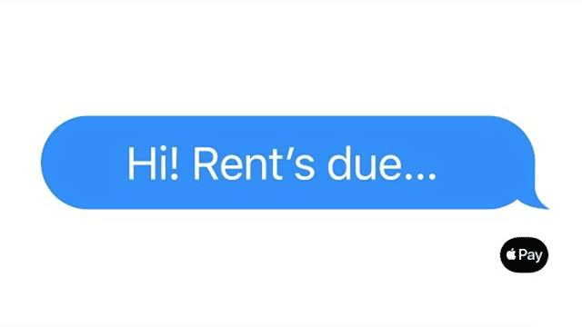 Just text them the money — Rent