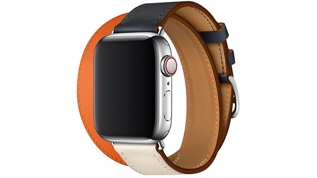 Apple Watch Hermès - 40mmケース用ドゥブルトゥールレザーストラップ