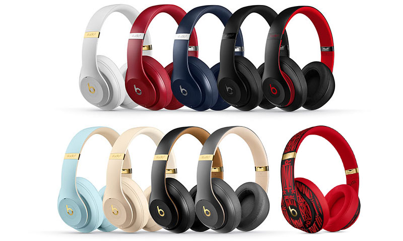 美品］Beats Studio3 Wirelessオーバーイヤーヘッドフォン-