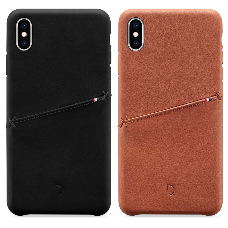 Decoded Leather Snap-On Case for iPhone XS Max
