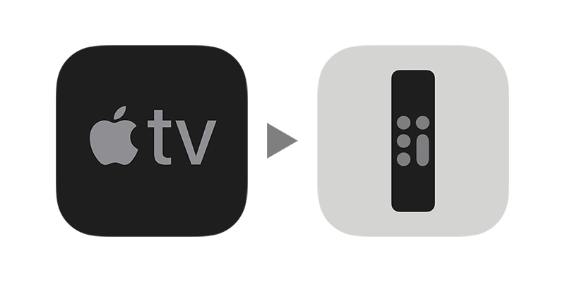 アップデート Ios用 Apple Tv Remote アプリがアップデートでアイコン変更 アプリ版 Apple Tv の発表を受けて Iをありがとう