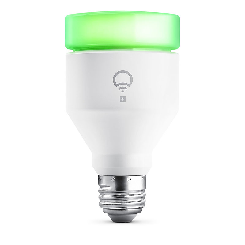 LIFX + Infrared Multicolor A60 E26 Dimmable Wi-Fi Smart LED Light Bulb