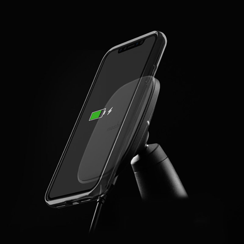 moshi SnapTo Car Mount with Wireless Charging