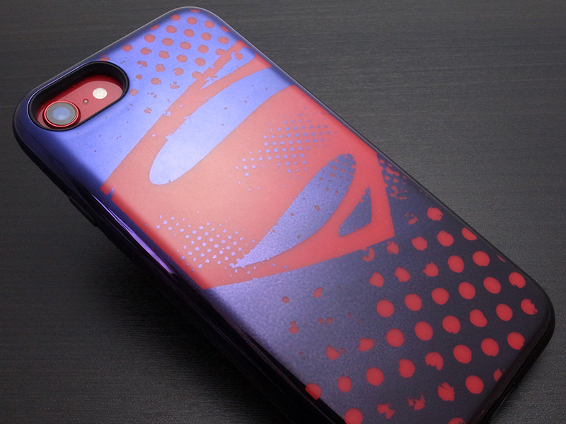 GRAMAS COLORS Hybrid Case with Justice League for iPhone SE