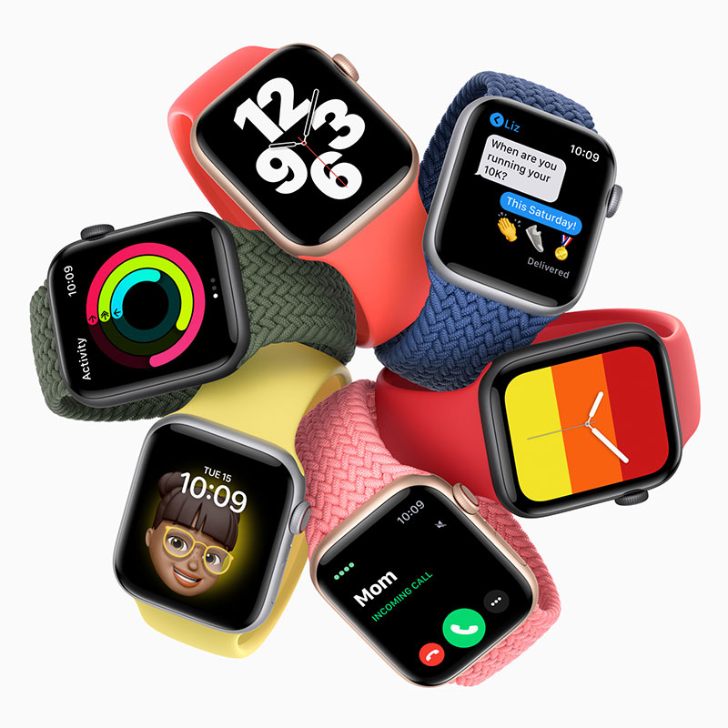 Apple Watchの宣伝用写真