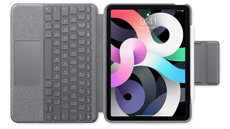 新製品】iPad Air（第4世代）用の、トラックパッド内蔵キーボード 