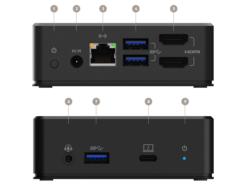 ベルキン USB-Cデュアルディスプレイドッキングステーション