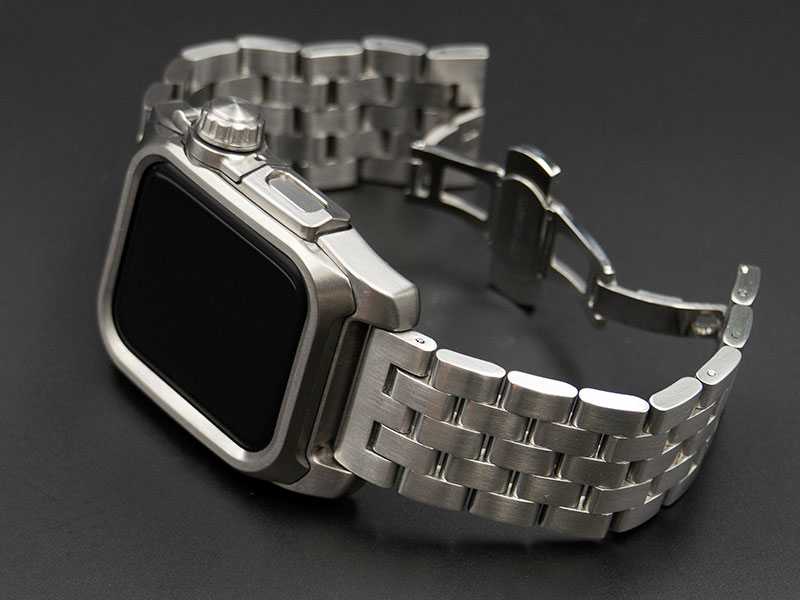 【新製品】FACTRONのApple Watch用金属製ケース「Next」の、心電図測定対応版。従来品ユーザー向けに、アップグレードパーツも