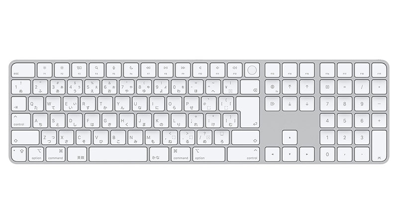 【ニュース】Appleシリコン搭載Mac用「Touch ID搭載Magic Keyboard」の単品販売開始。Magic Mouseと
