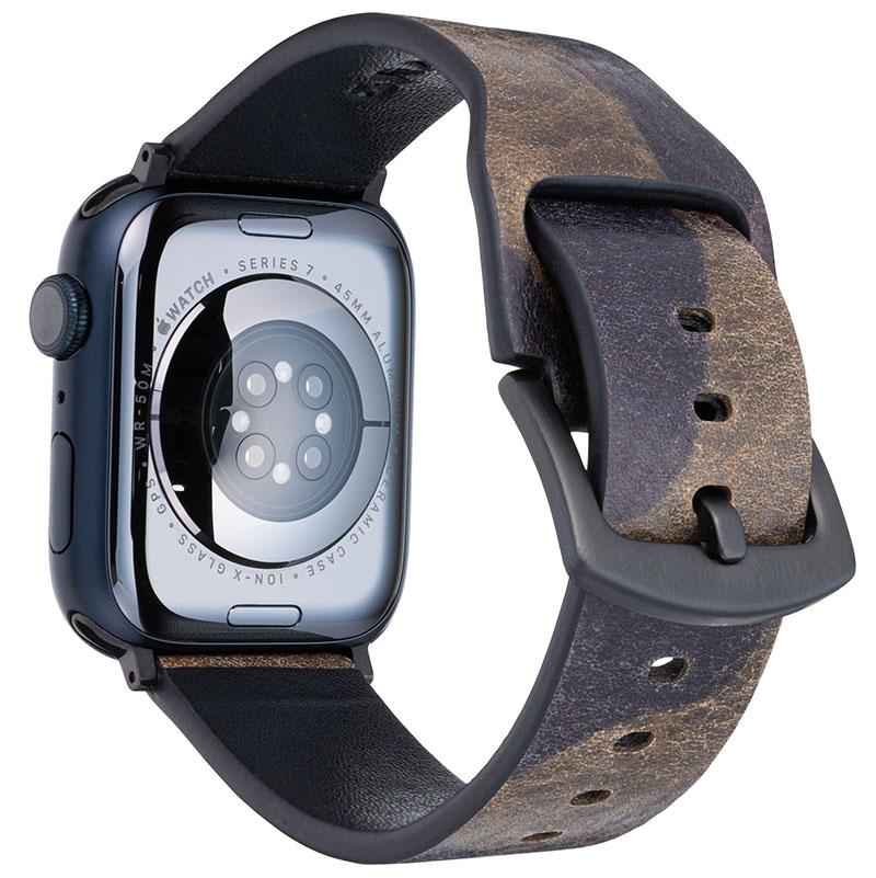 GRAMAS “CAMO” Italian Genuine Leather Watchband