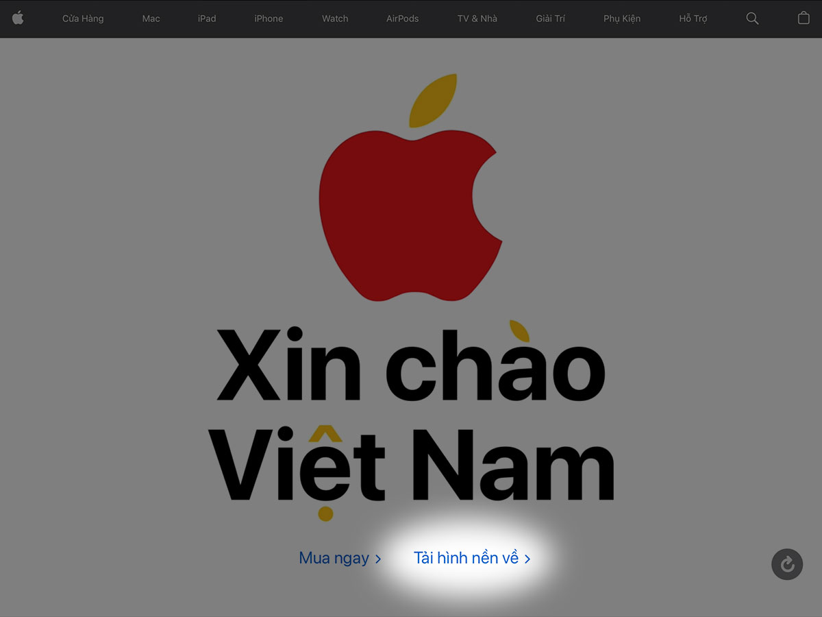Appleベトナム公式サイト