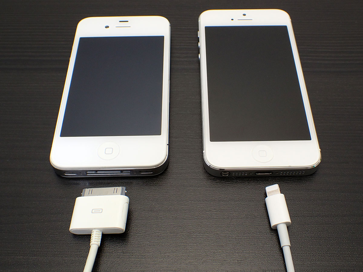 iPhone 4sとiPhone 5
