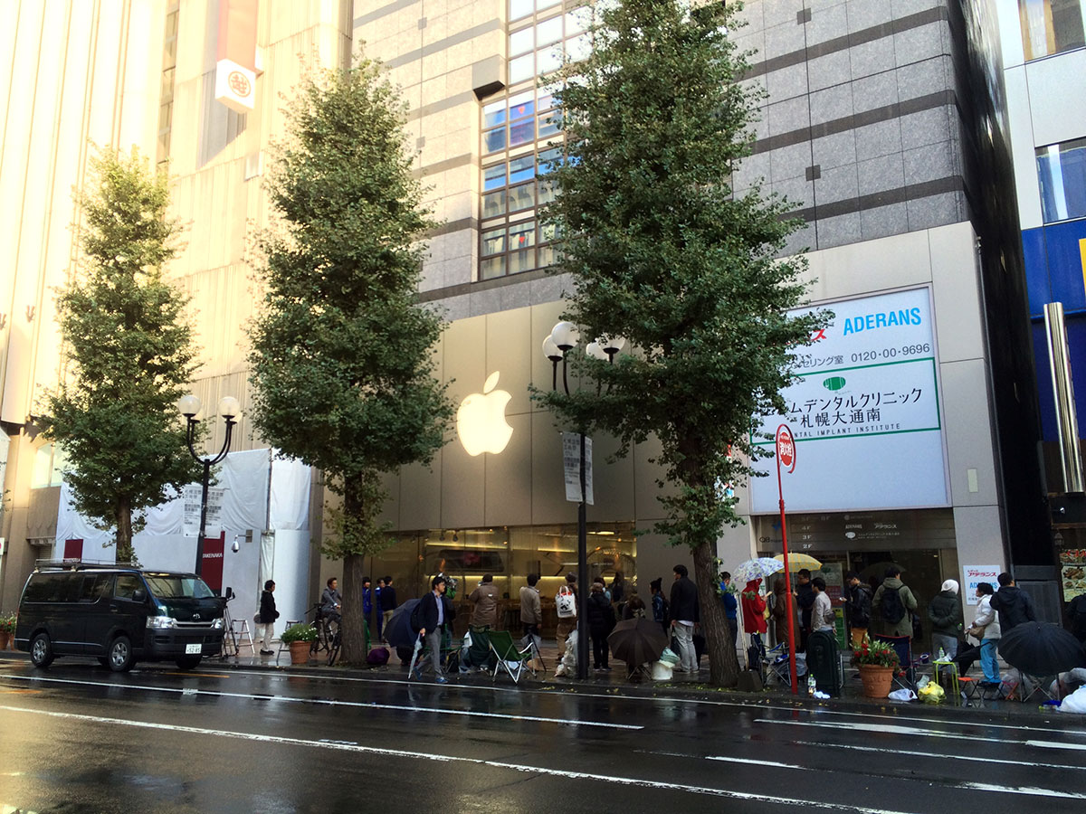 かつてのApple Store札幌