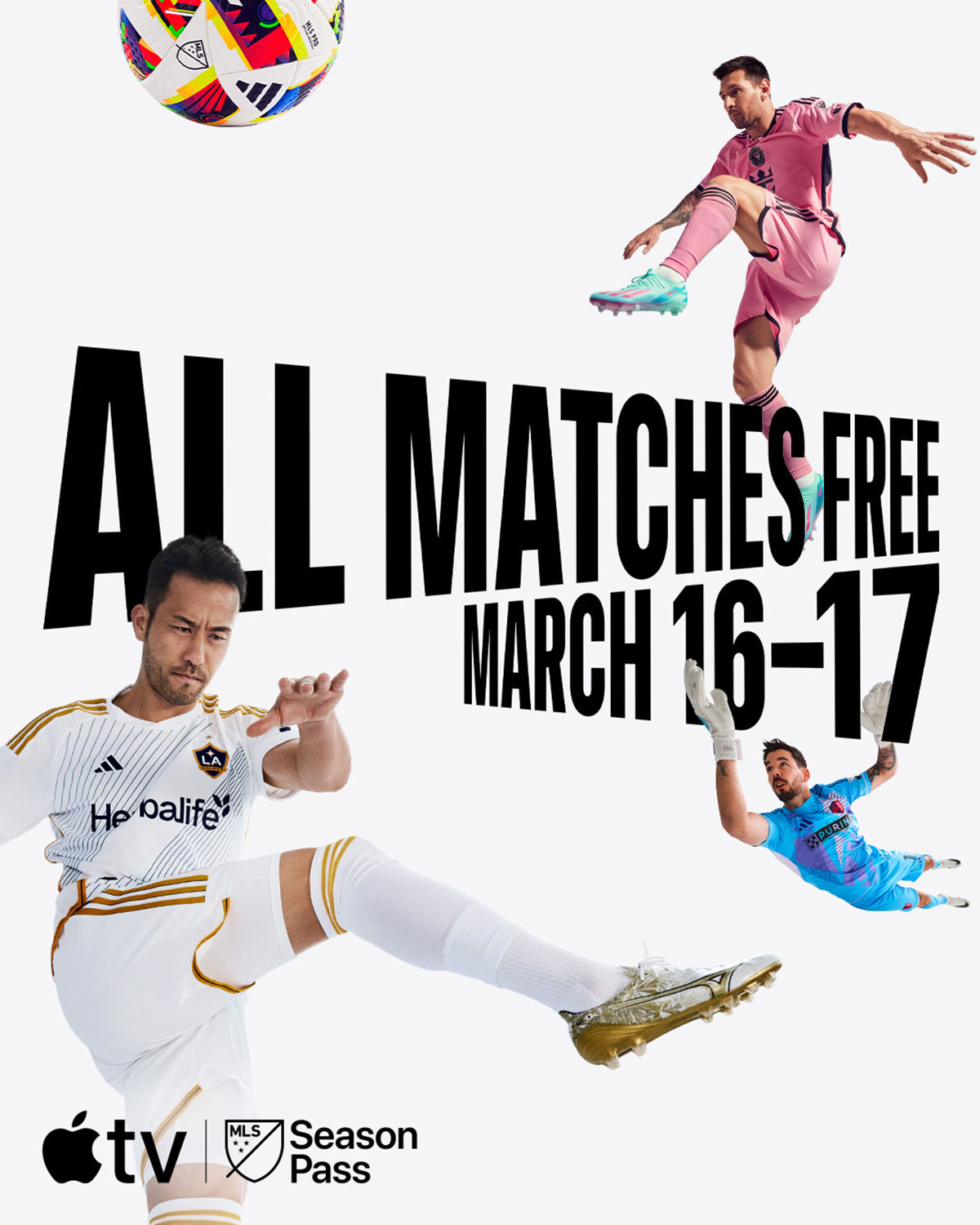 All matches free March 16-17