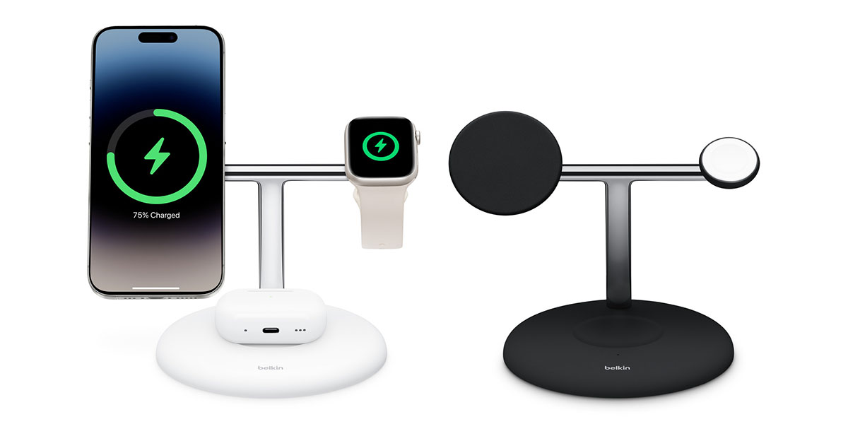 Belkin BoostCharge Pro 3-in-1 Magnetic Charging Stand