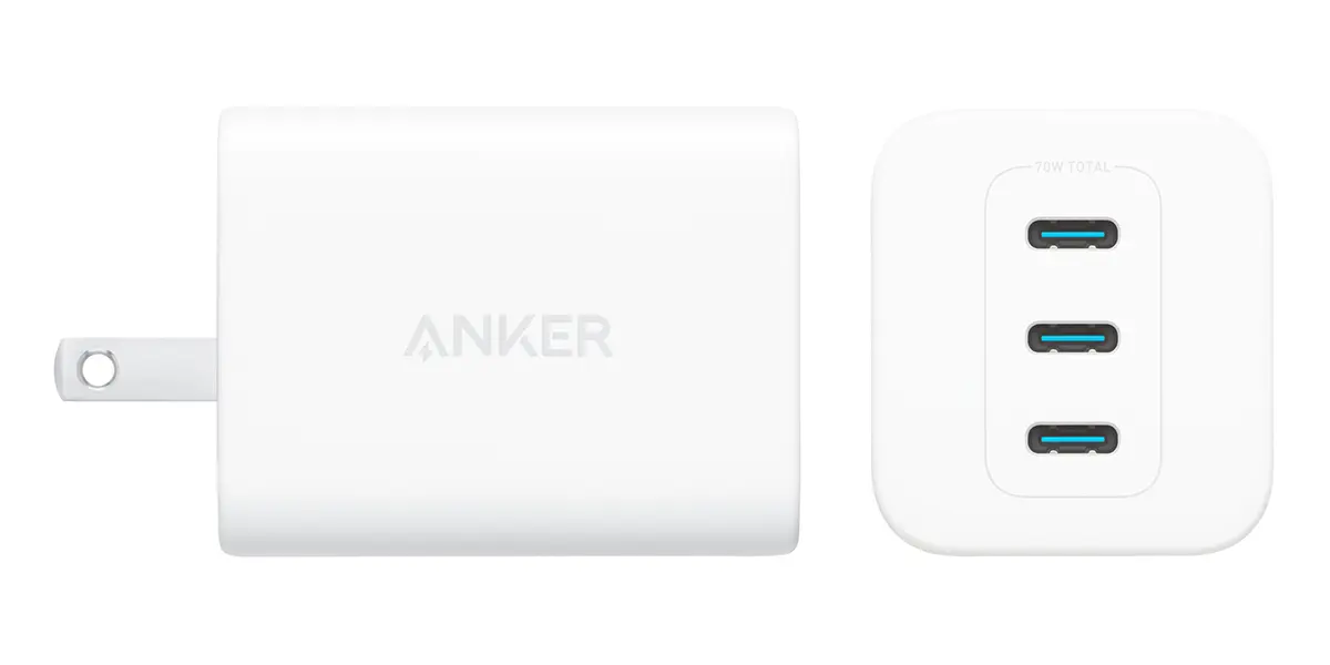 Anker Charger（70W、3ポート）