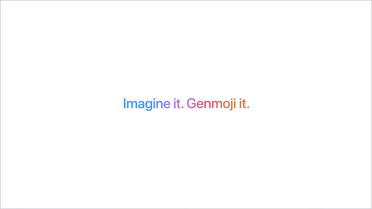 Imagine it. Genmoji it.