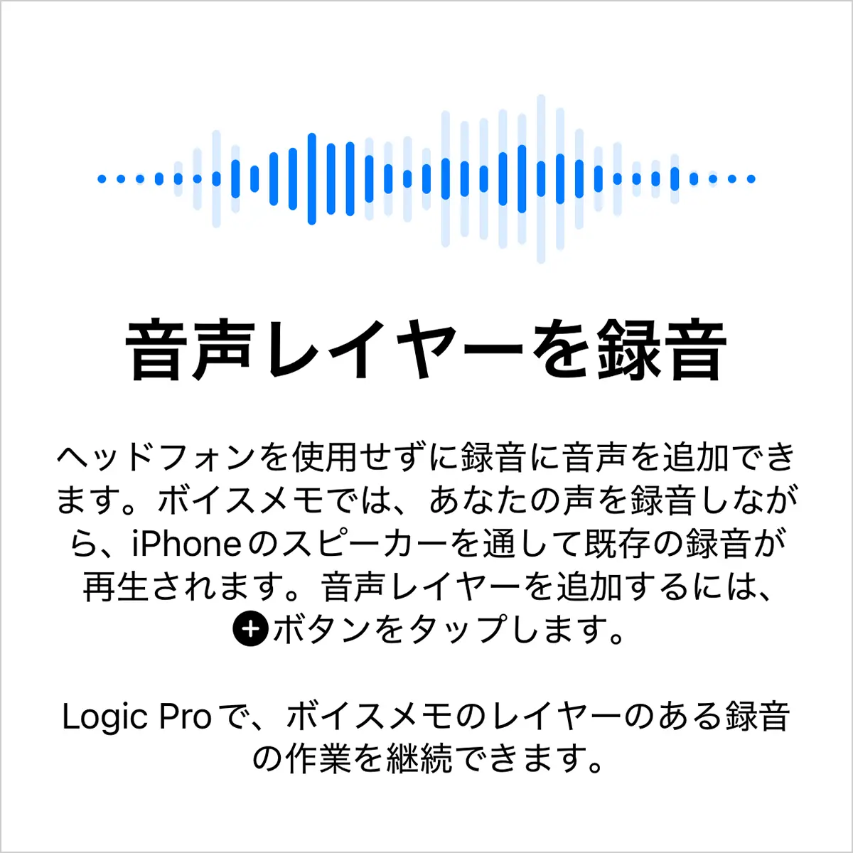 音声レイヤーを録音