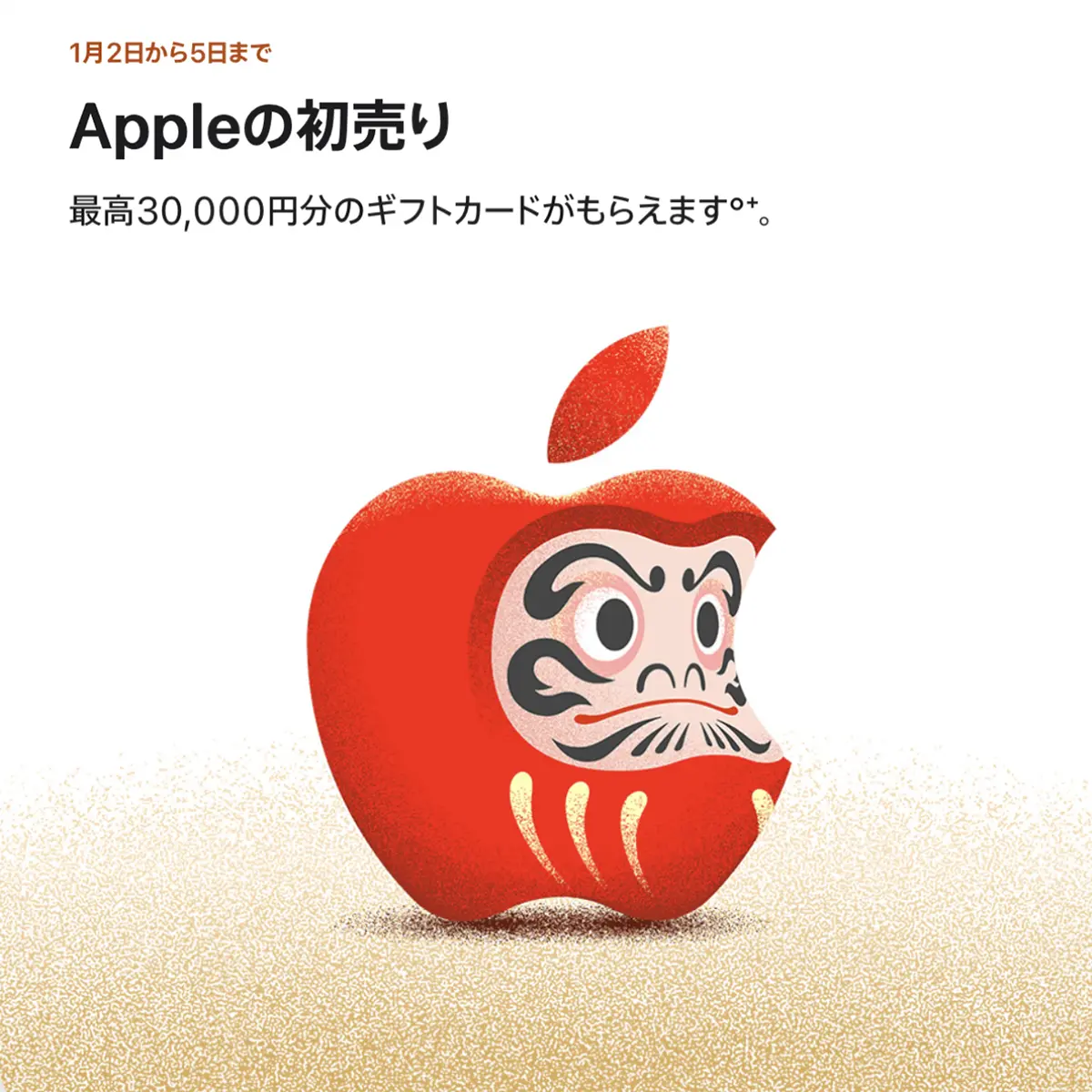 Appleの初売り