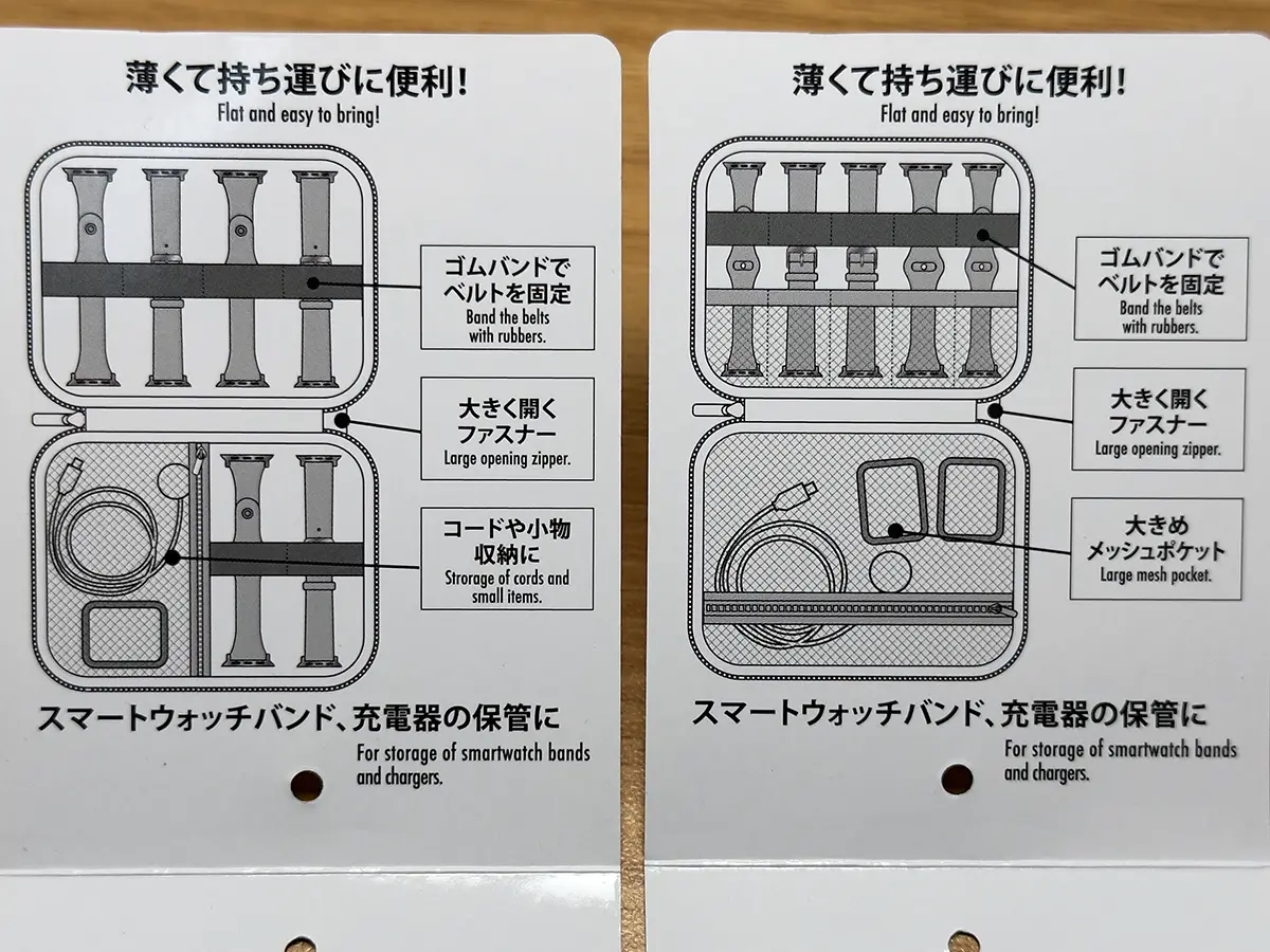 スマートウォッチバンド収納ケース