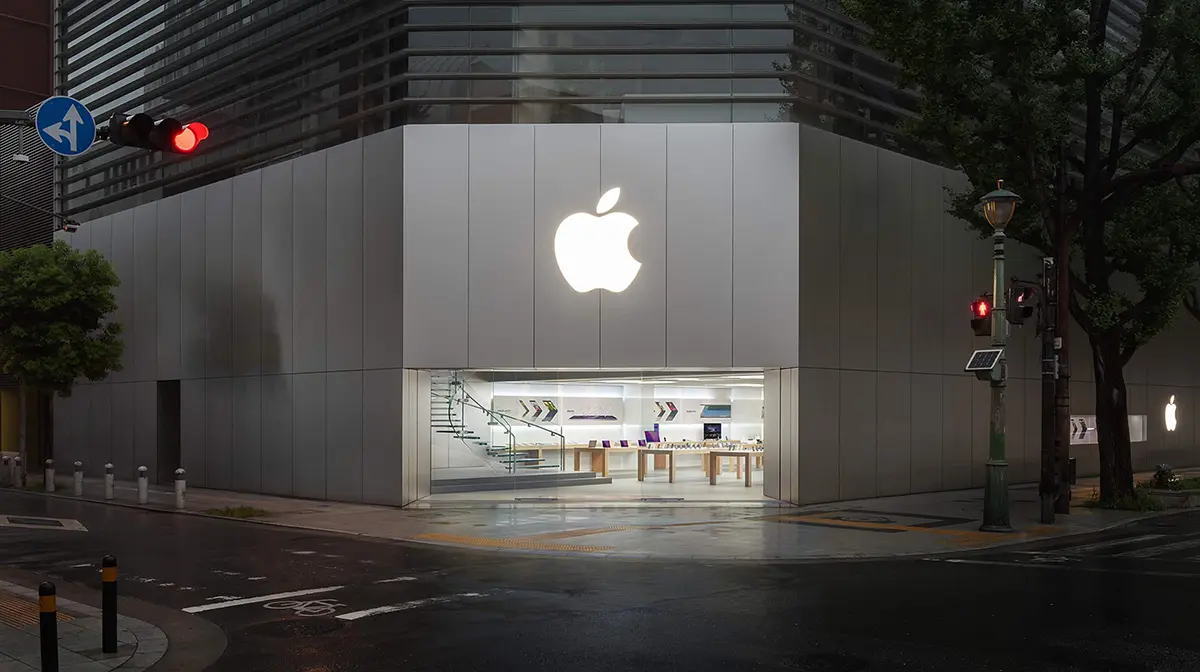 Apple心斎橋の古い外観写真