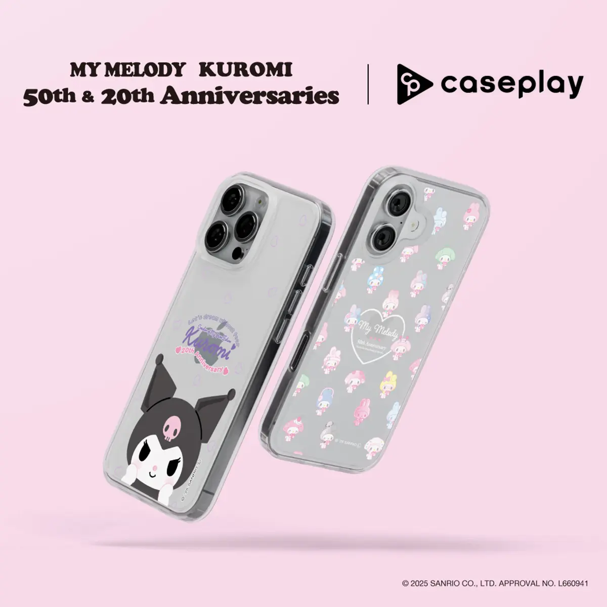 マイメロディ50周年・クロミ20周年 × caseplay