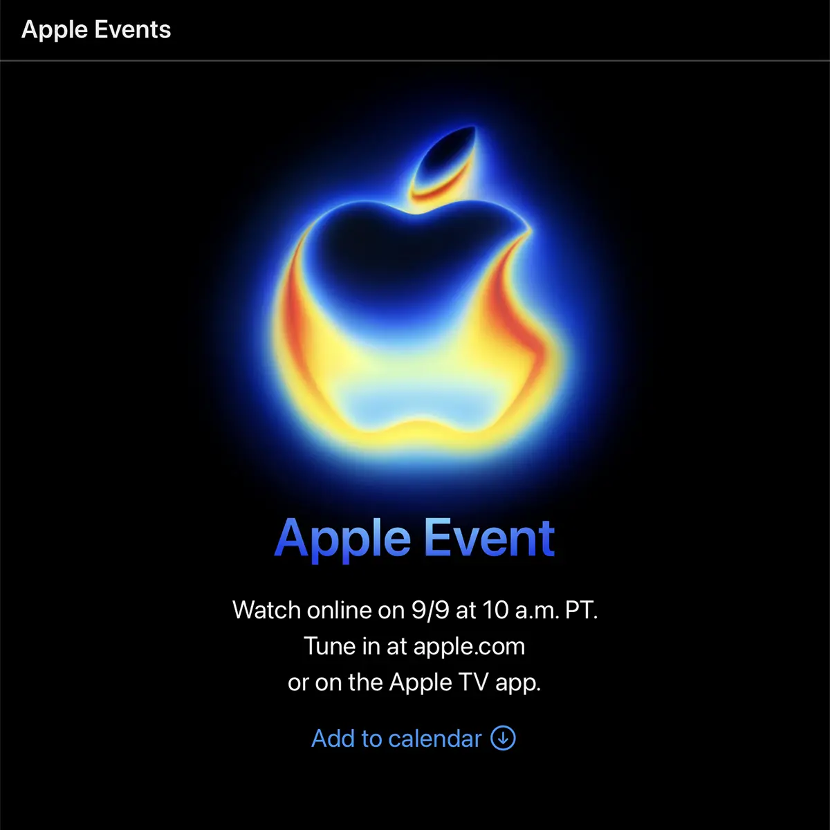 Apple Event