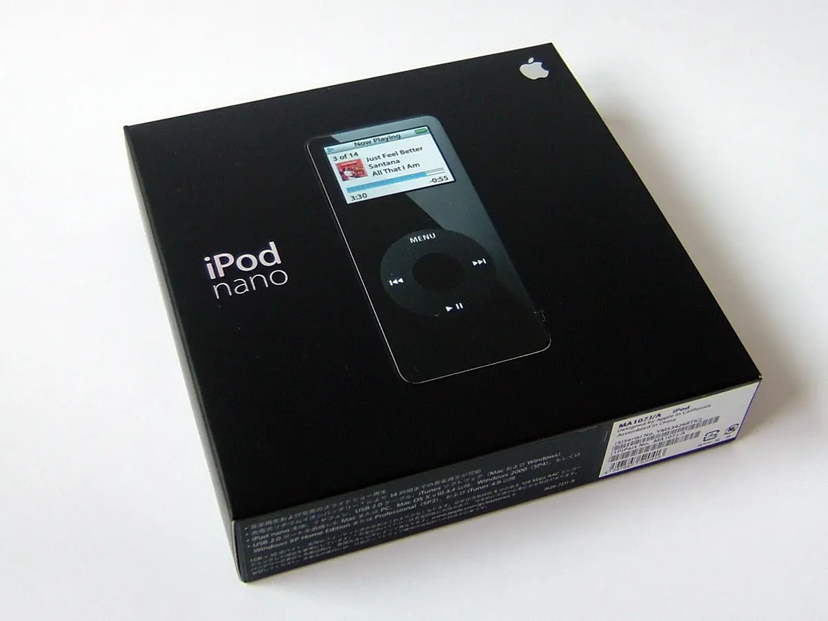 iPod nanoのパッケージ
