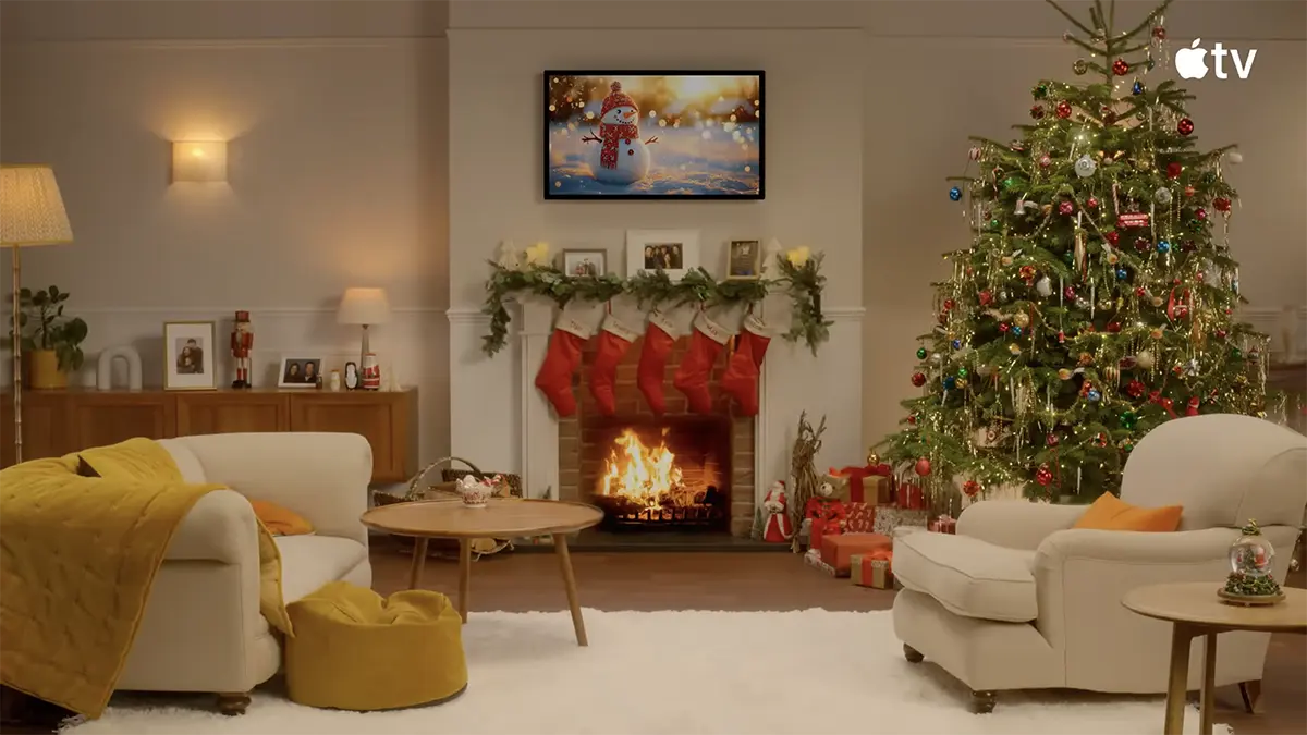 Yule Log Holiday Ambiance