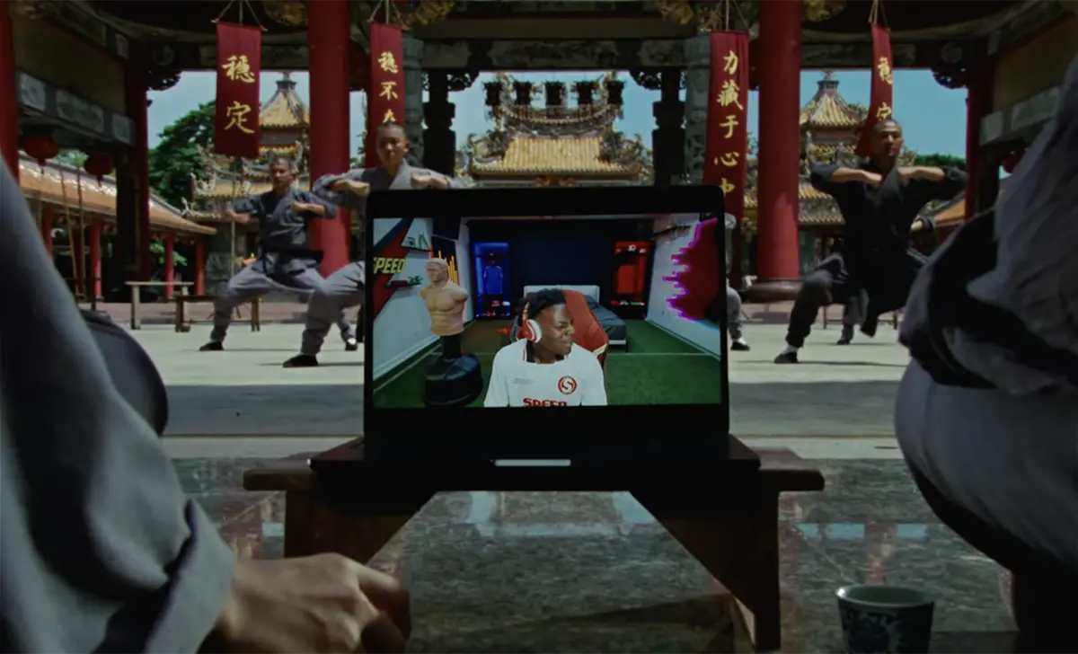 ビデオの一場面