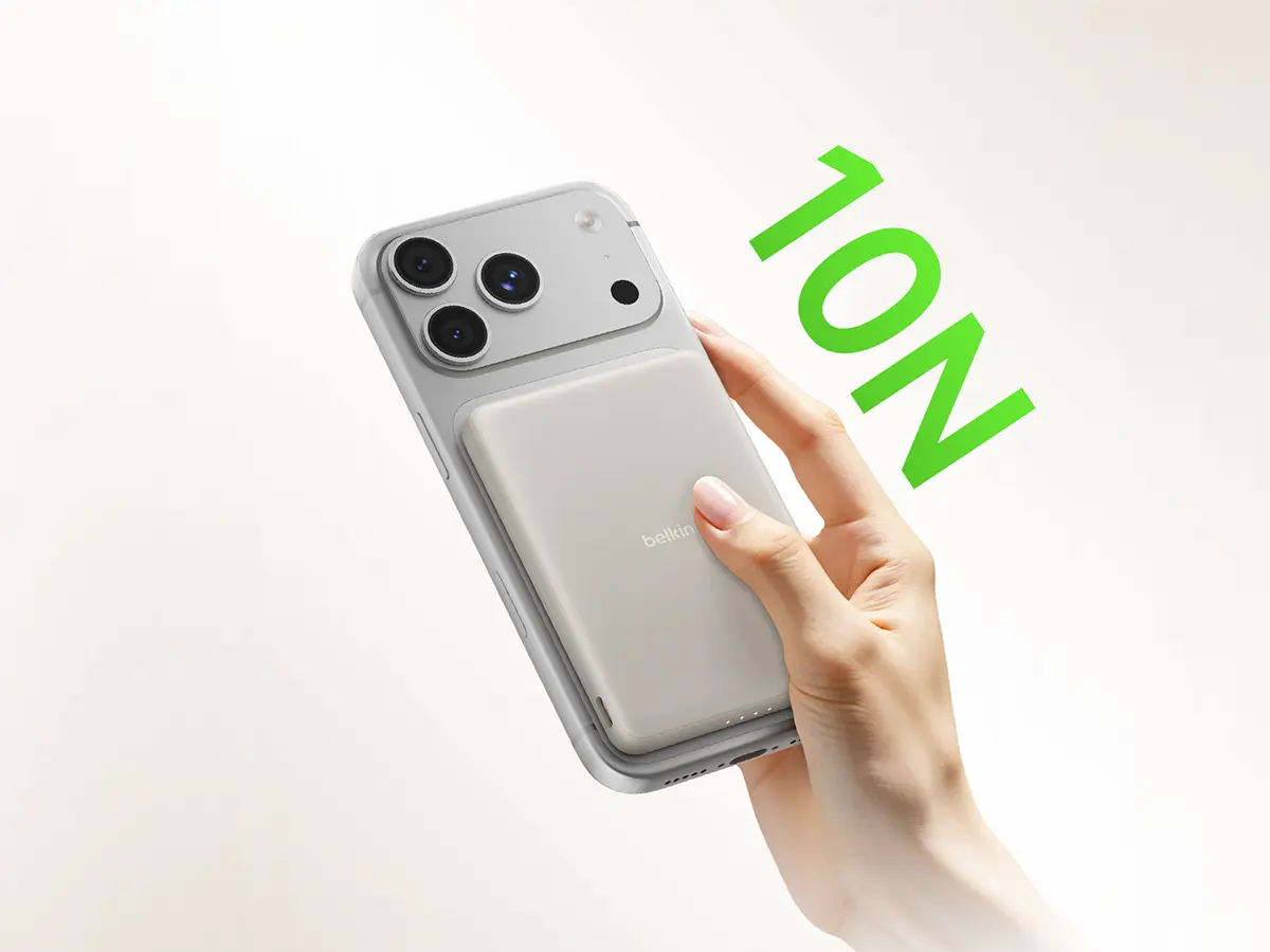 Belkin BoostCharge 薄型マグネット式モバイルバッテリー5K