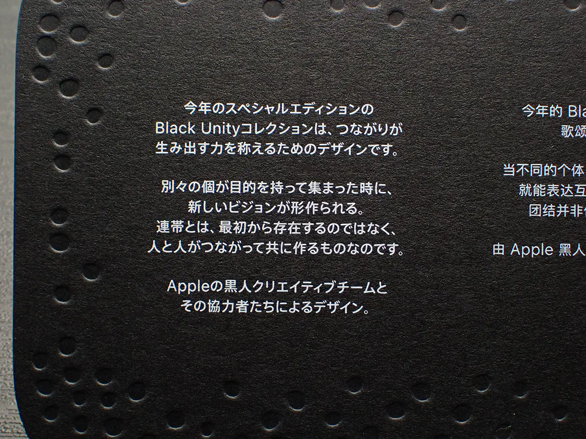 Black Unityブレイデッドソロループ Unity Connection