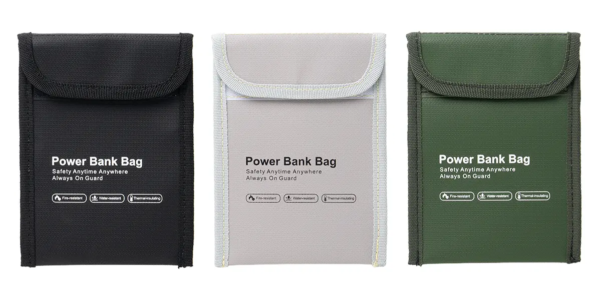 モバイルバッテリー用 燃えにくいケース