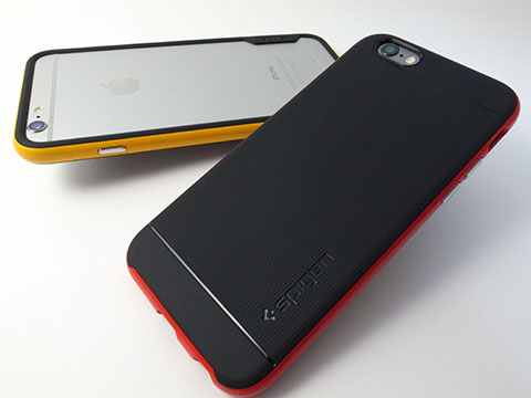 SpigenのiPhone 6用・iPhone 6 Plus用ケース「ネオ・ハイブリッド」と、バンパー「ネオ・ハイブリッド EX」