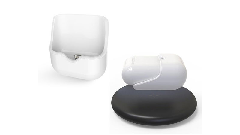 HYPER++ AirPods ワイヤレス充電アダプタ Qi対応 5W ホワイト