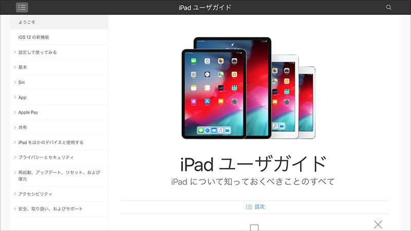 iPad ユーザガイド iOS 12.1用