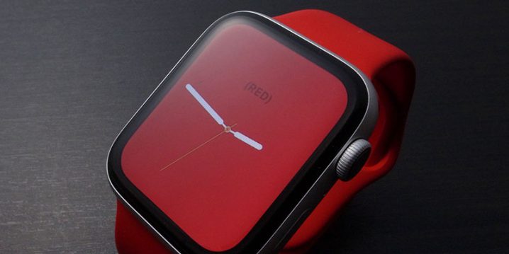 Apple Watch (RED)文字盤