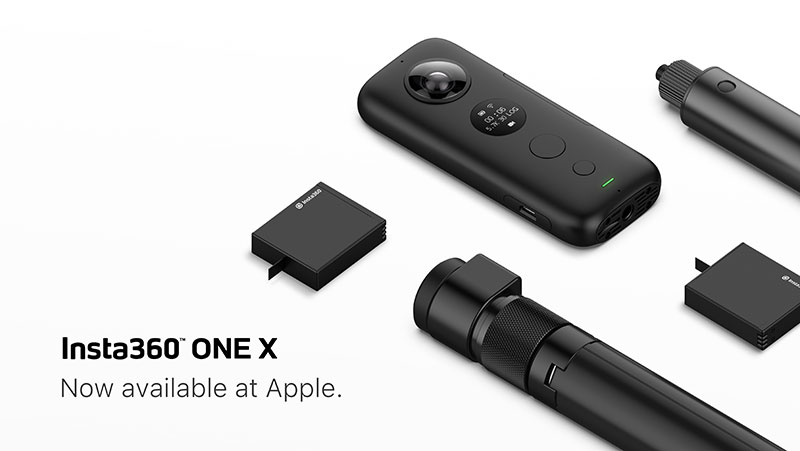 【新製品】「Insta360 ONE X Camera Bundle」Apple限定販売