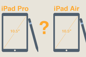 10.5インチiPad ProとiPad Air（第3世代）の比較