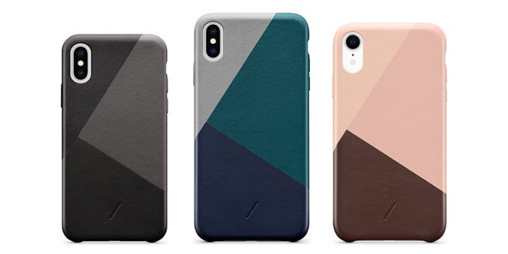 新製品】3色の本革を組み合わせた、iPhone XS/XS Max/XR用ケース 