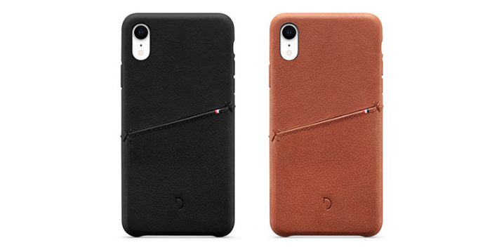 Decoded Leather Snap-On Case for iPhone XR