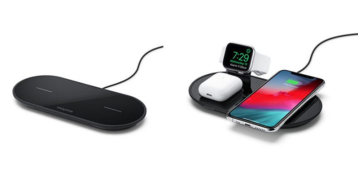 mophie wireless charging dual pad/3-in-1 wireless charging pad