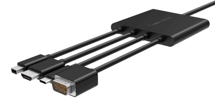 Belkin Multiport to HDMI Digital AV アダプタ（VGA、USB-C、HDMI、Mini DisplayPort）