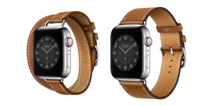 Apple Watch Hermes レザーストラップシンプルトゥール フォーヴ-