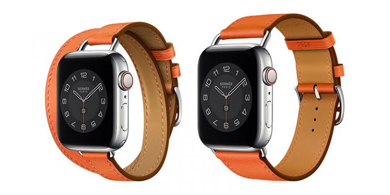 【ニュース】Apple Watch Hermès レザーストラップ「アトラージュ・ドゥブルトゥール/シンプルトゥール」に新色オレンジ - アイアリ