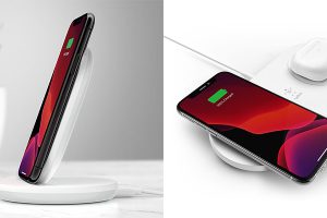 Belkin BOOST↑CHARGE 15Wデュアルワイヤレス充電パッドと15Wワイヤレス充電スタンド