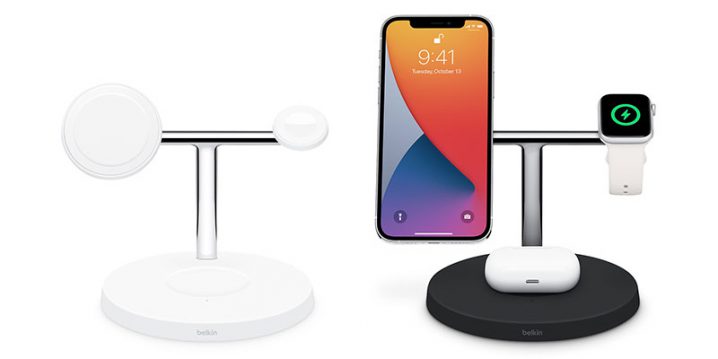 Belkin BOOST↑CHARGE PRO 3-in-1 Wireless Charger with MagSafe